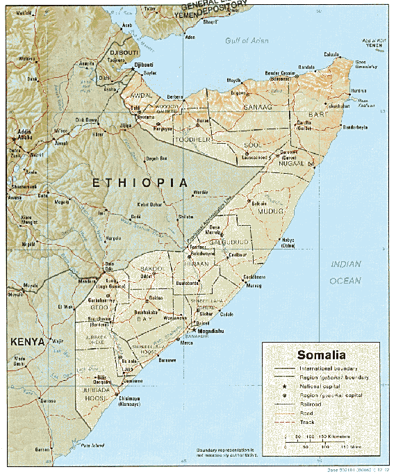map of somalia in africa. The Somali Agricultural